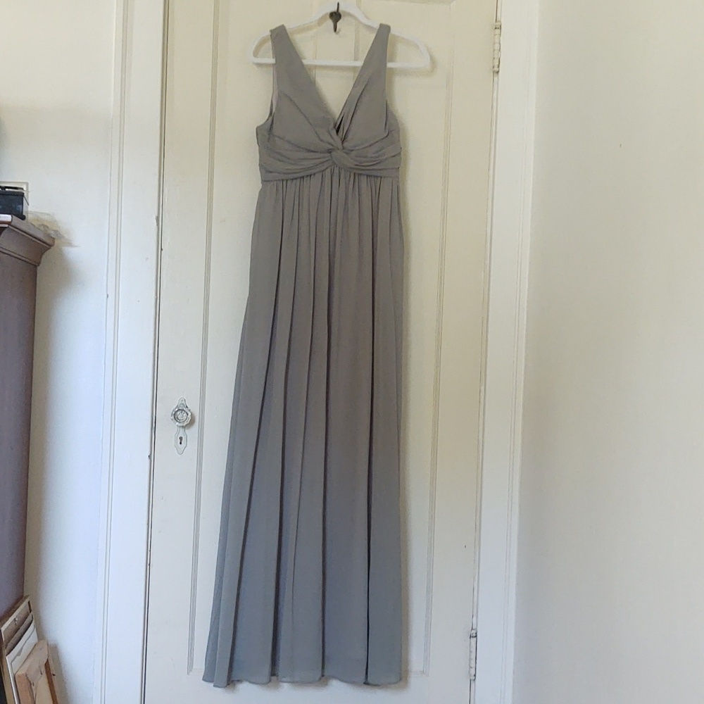 Lulus Sea foam Green Maxi Formal Dress Sz M LD1787